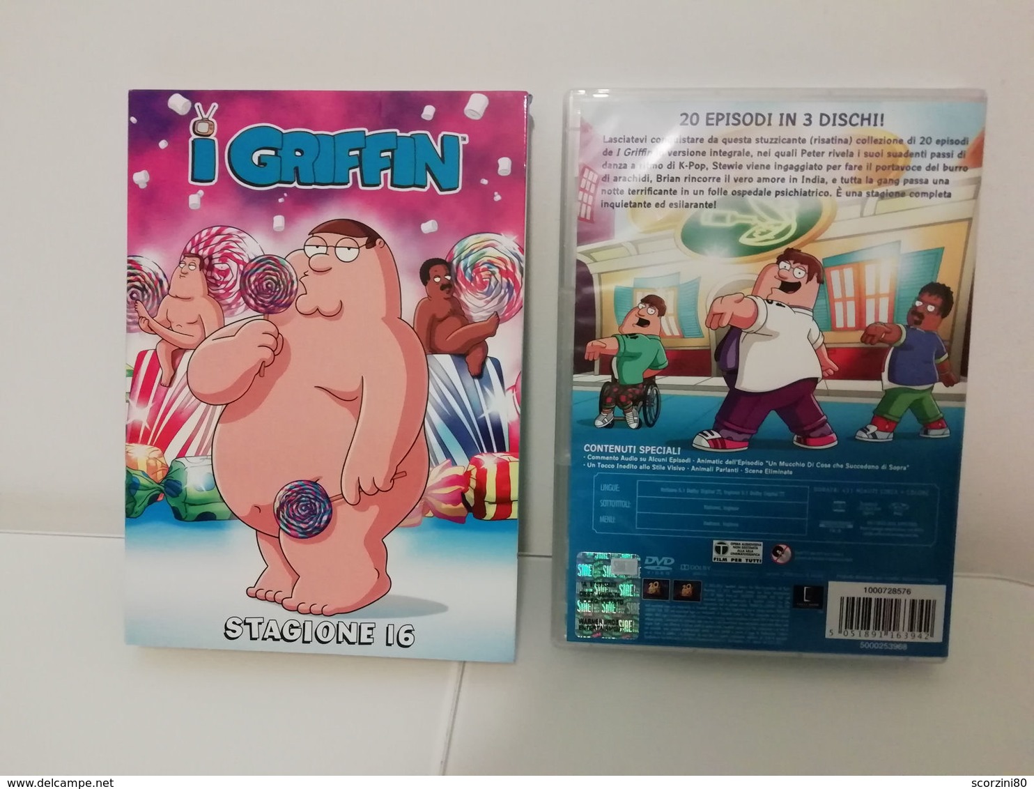 DVD-I GRIFFIN Cofanetto Stagione 16 RARO Fuori Catalogo - Cartoni Animati