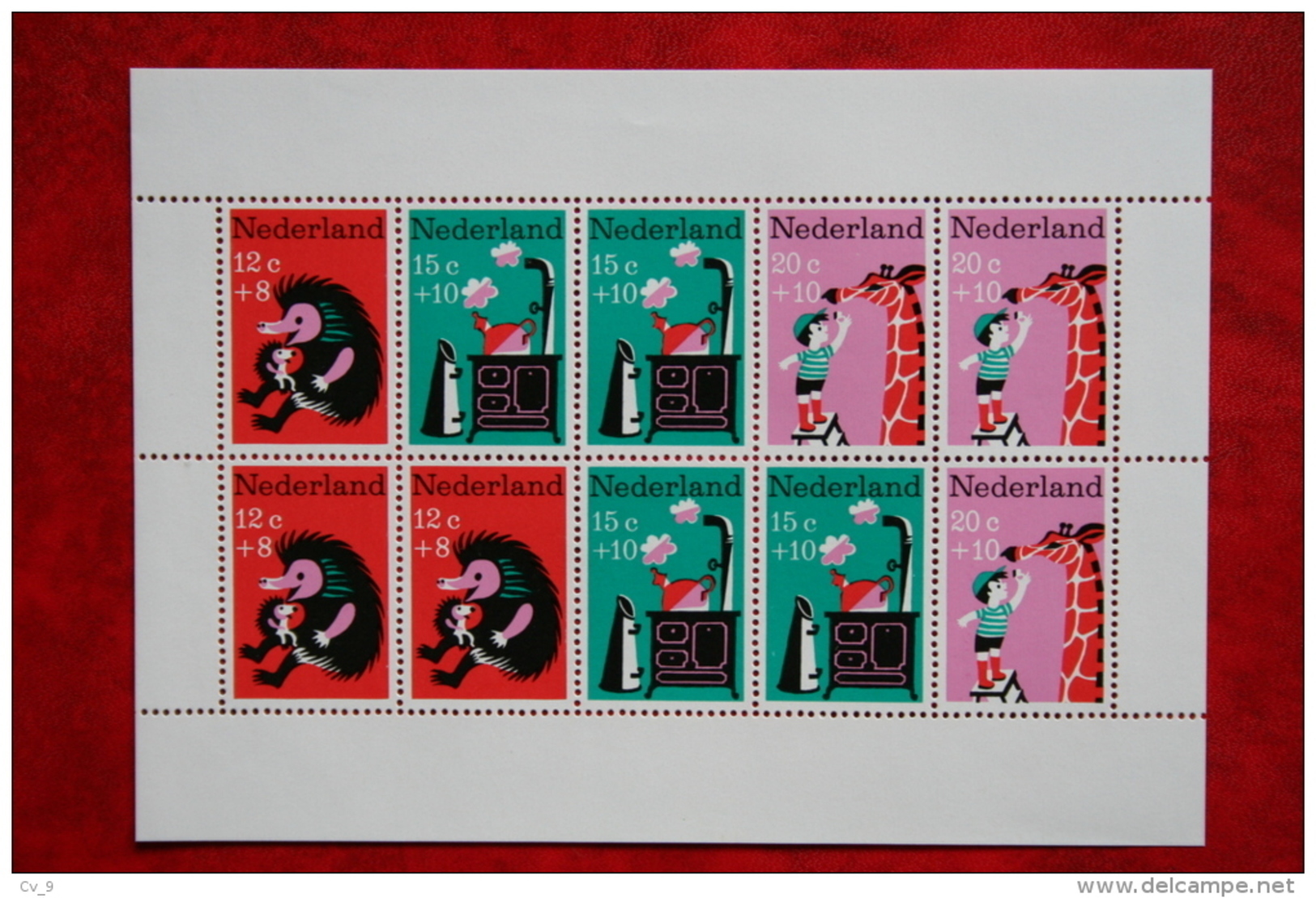 Blok CHILDREN KINDEREN ENFANTS NVPH 899 (Mi Block 6); 1967 POSTFRIS / MNH ** NEDERLAND / NIEDERLANDE - Ungebraucht