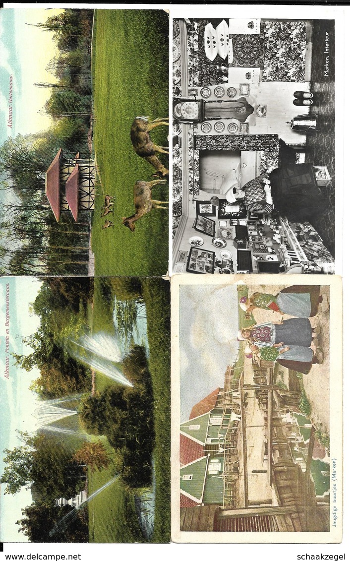Nederland,  240 Ansichtkaarten, Klein Formaat, Zowel Zwart/wit Als Kleur, Gelopen En Niet Gelopen - 100 - 499 Postcards