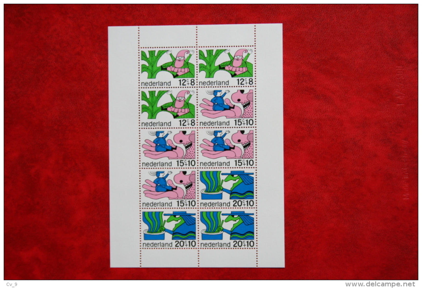 Blok CHILDREN KINDEREN ENFANTS NVPH 917 (Mi Block 7); 1968 POSTFRIS / MNH ** NEDERLAND / NIEDERLANDE - Nuevos