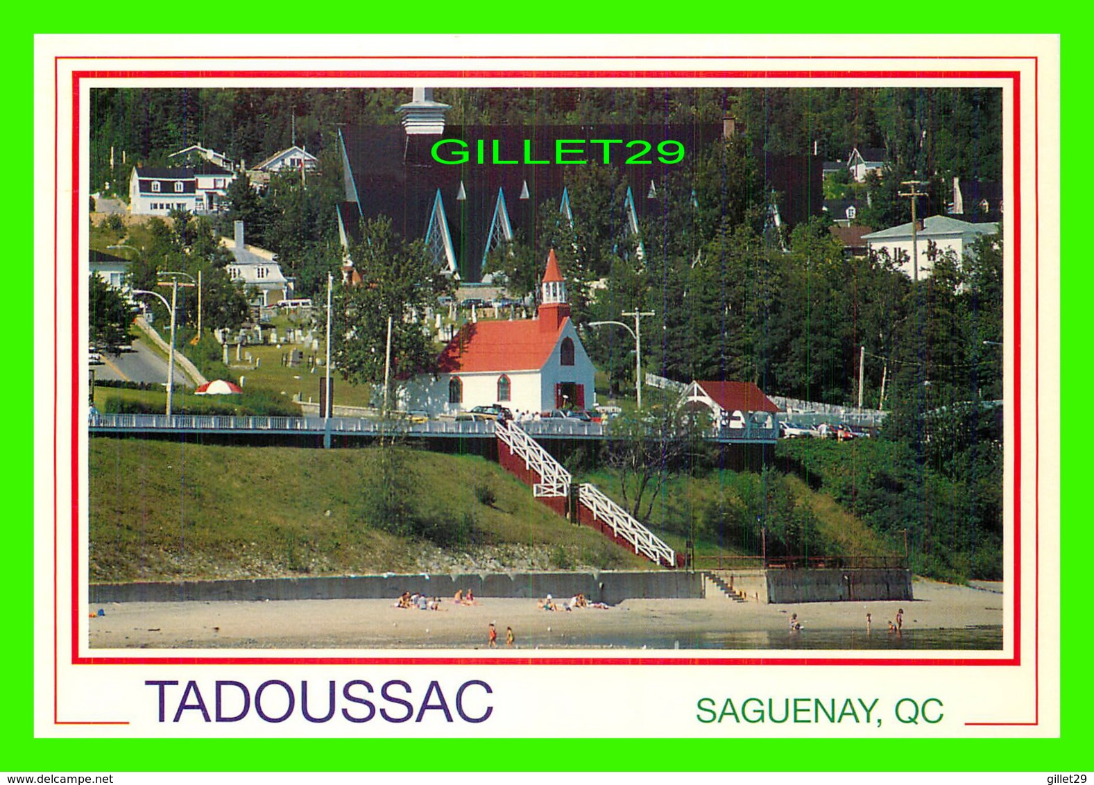 TADOUSSAC, QUÉBEC - LA PETITE CHAPELLE, LA PREMIÈRE MESSE EN 1747 - J.C. RICARD INC - PHOTO PAUL RICARD - - Saguenay