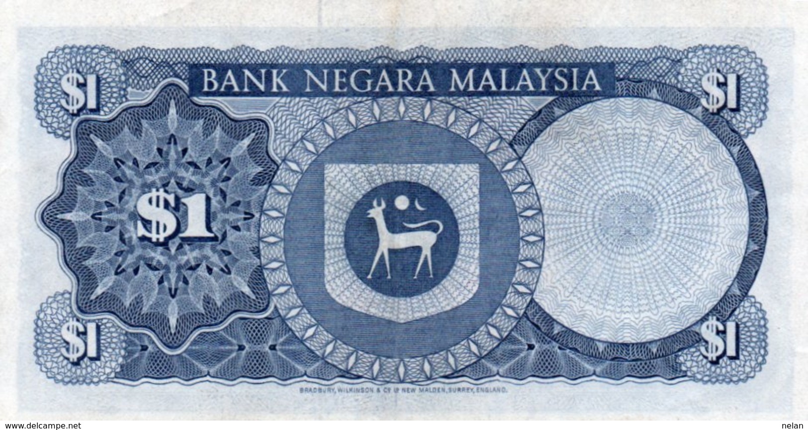 MALAYSIA 1 RINGGIT 1981 P-13b  QUNC - Malesia