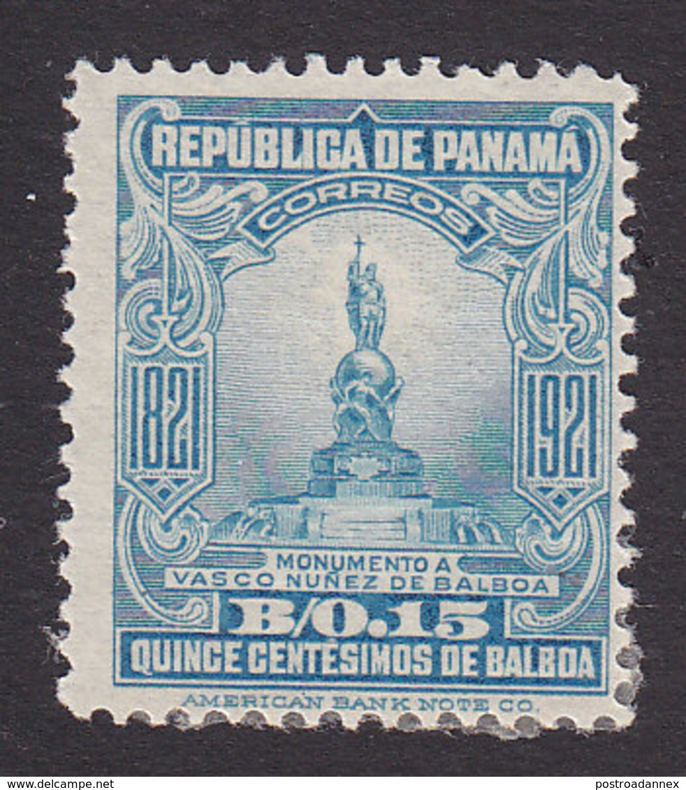 Panama, Scott #228, Mint Hinged, Statue Of Balboa, Issued 1921 - Panama