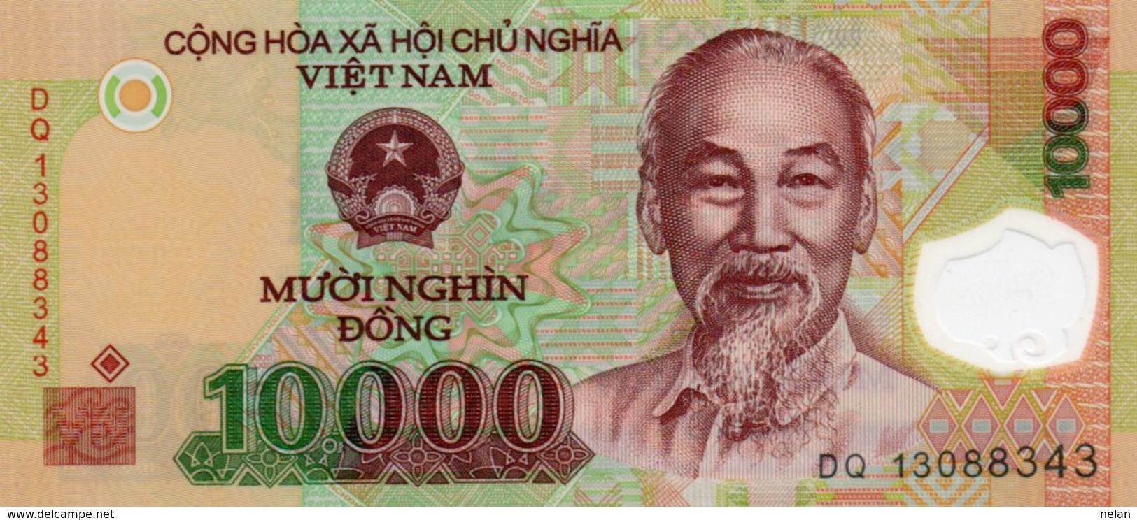 VIETNAM 10000 DONG 2005 P-119 UNC POLYMER - Vietnam