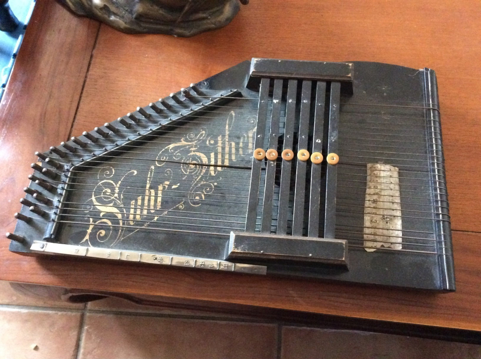 Rare Cithare Suhr Zither - Instruments De Musique