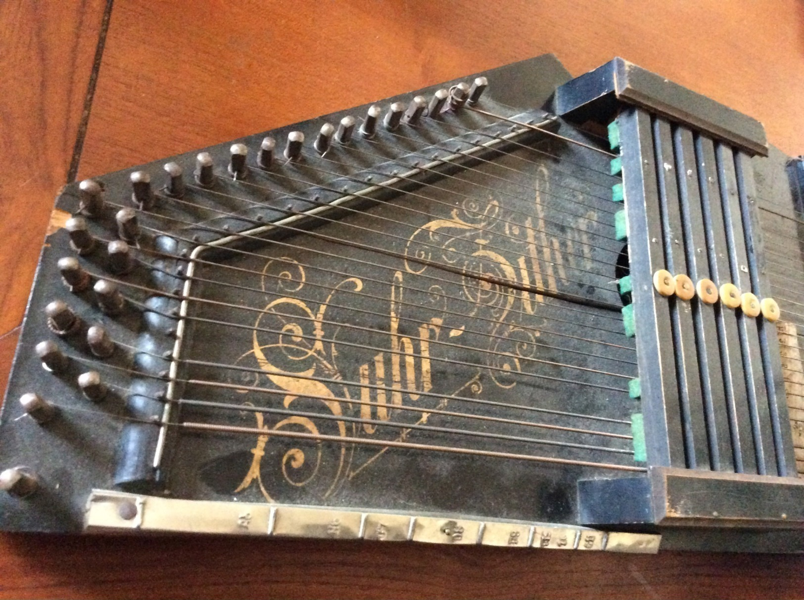 Rare Cithare Suhr Zither - Instruments De Musique