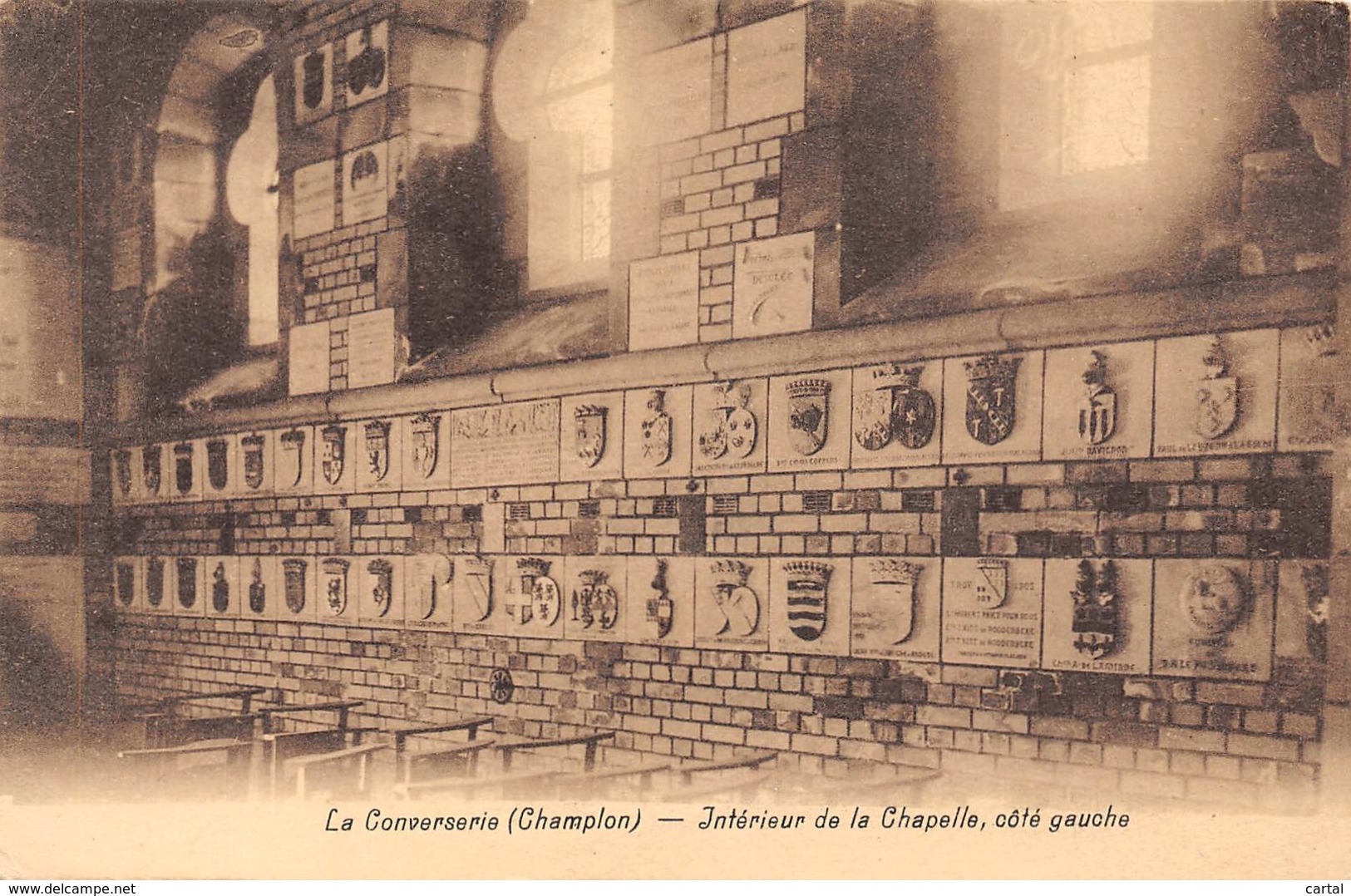 CHAMPLON - La Converserie - Intérieur De La Chapelle, Côté Gauche - Tenneville