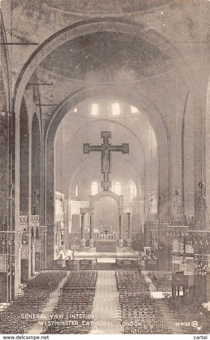 LONDON - Westminster Cathedral - General View (Interior) - Westminster Abbey