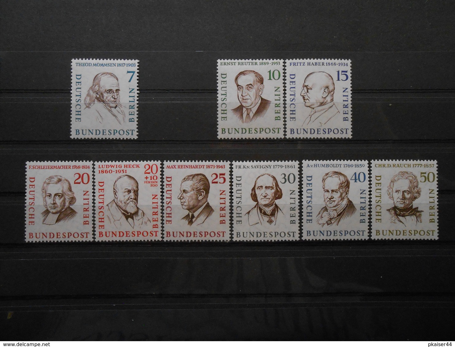 Berlin (West)  Mi 163/165-172**MNH - 1957 - Mi 14,00 € - Oblitérés