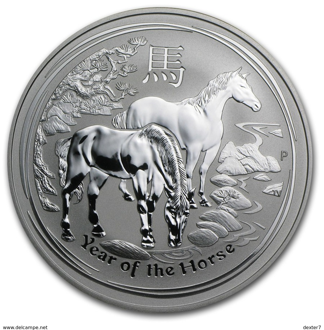 Australia, Lunar II 2014 Horse 1 Oz Silver 999 Pure - 1 Oncia Argento Puro Bullion Perth Mint Cavallo Horses - Mint Sets & Proof Sets