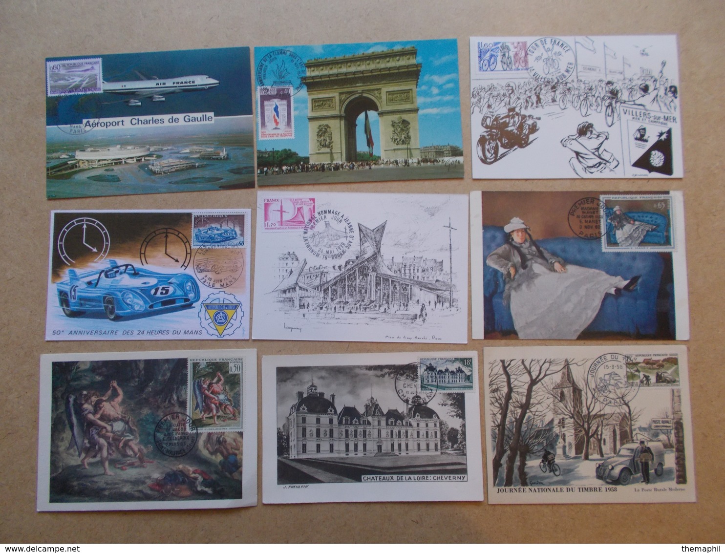 lot n° 468  FRANCE un lot de plus de 500 cartes maximum   / no paypal