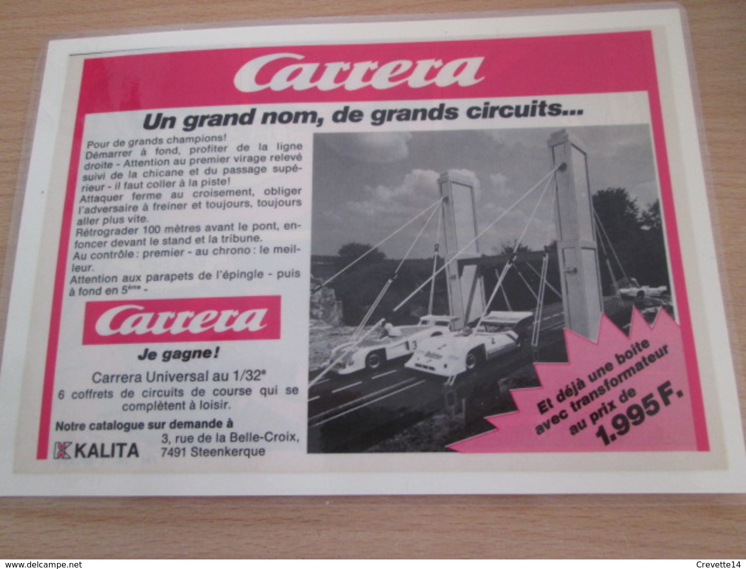 Page De Revue Des Années 60/70 : PUBLICITE  CIRCUIT AUTOMOBILE CARRERA Format  A5 - Corgi Toys