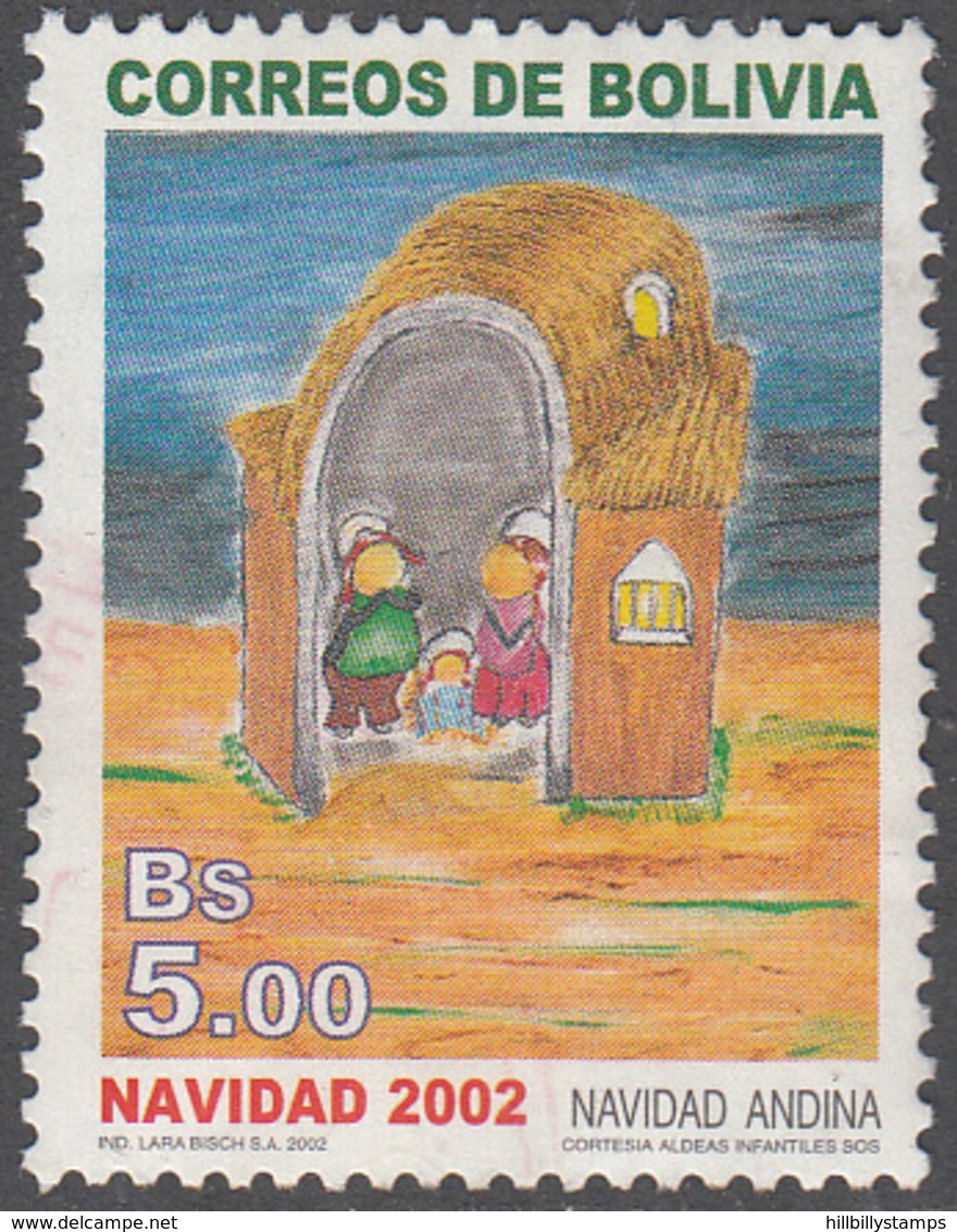 BOLIVIA    SCOTT NO. 1202    USED      YEAR  2002 - Bolivia