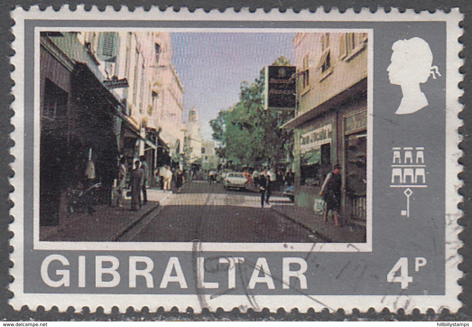 GIBRALTAR      SCOTT NO. 253     USED      YEAR  1971 - Gibraltar