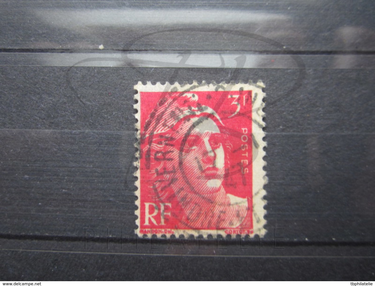 VEND TIMBRE DE FRANCE N° 716 , CACHET " VERNEUIL-S-INDRE " !!! - 1945-54 Marianne De Gandon