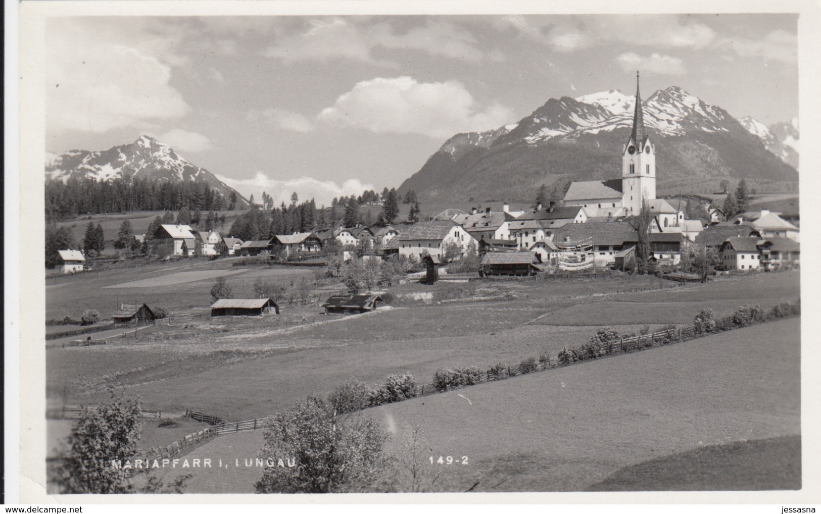 AK - Salzburg - Lungau - MARIA PFARR Im Lungau - Gesamtansicht 1949 - Mariapfarr