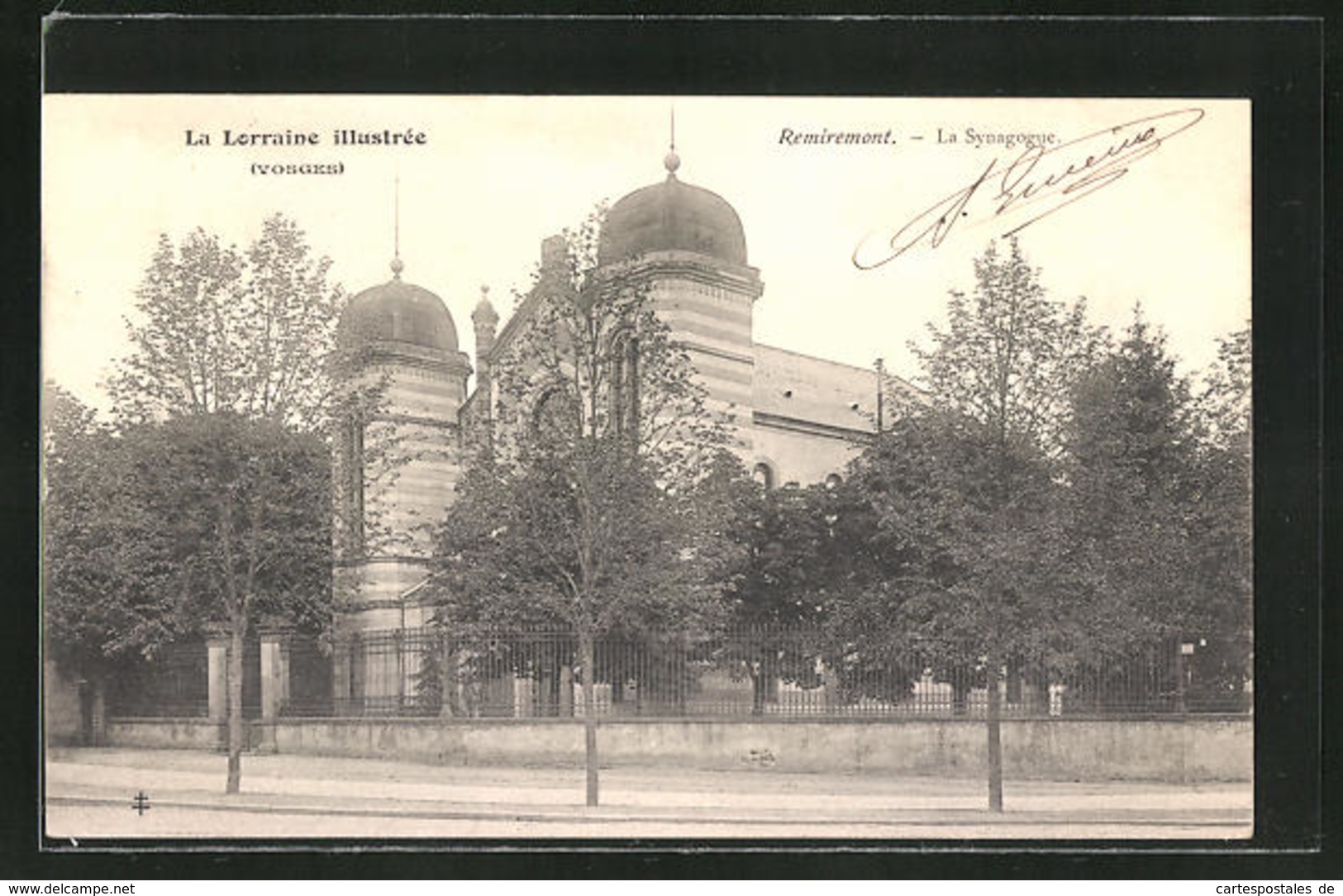 CPA Remiremont, Vue De Synagogue - Remiremont