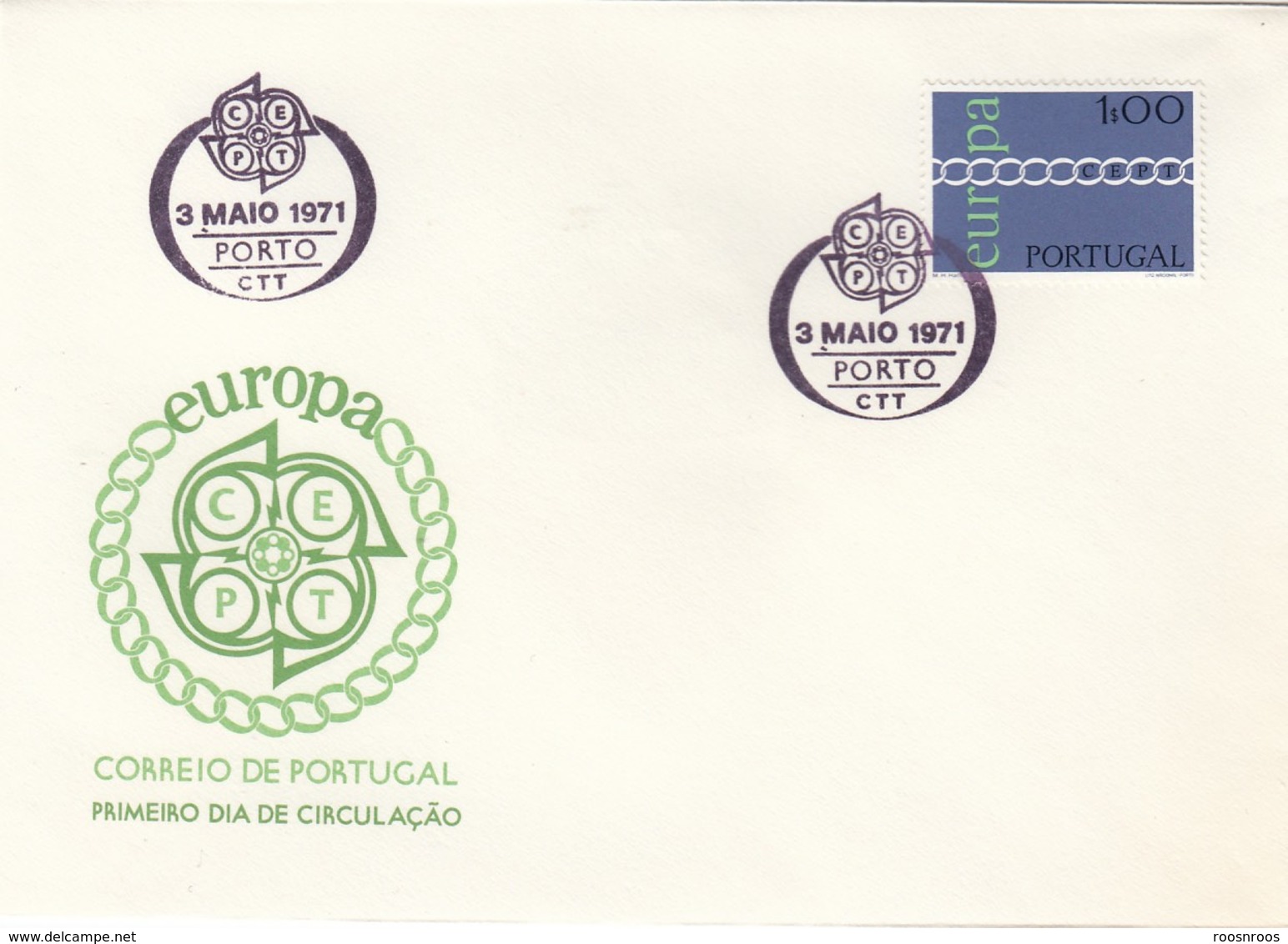 PORTUGAL - LOT ENVELOPPES PREMIER JOUR EUROPA - CEPT - 1966,1967, 1969,1970,1971,1972 - FDC