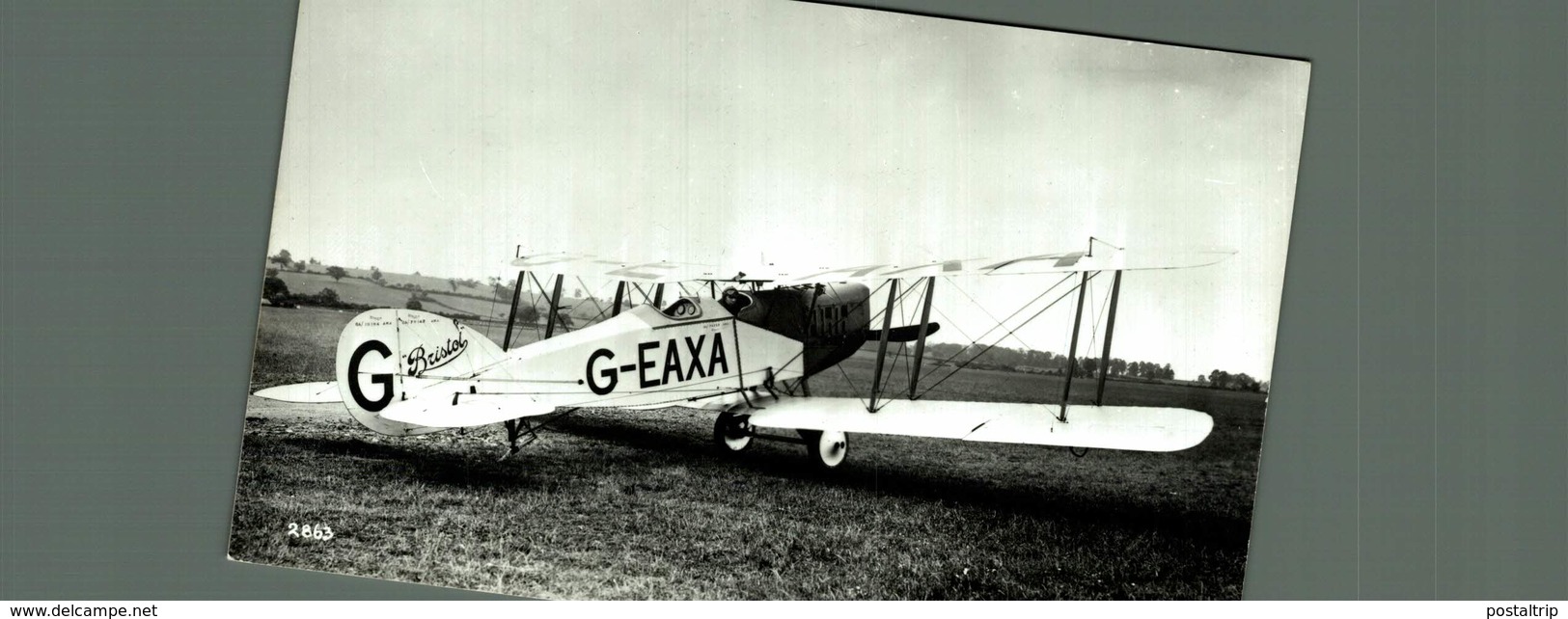 Bristol Aeroplane Company  (tourer Seely ) 14 * 9 CM - Aviación