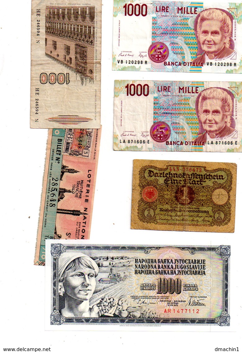 Lot De 23 Billets TTB, Usagés De Différents Pays - Voir Les Scans, Voir état - Lots & Kiloware - Banknotes