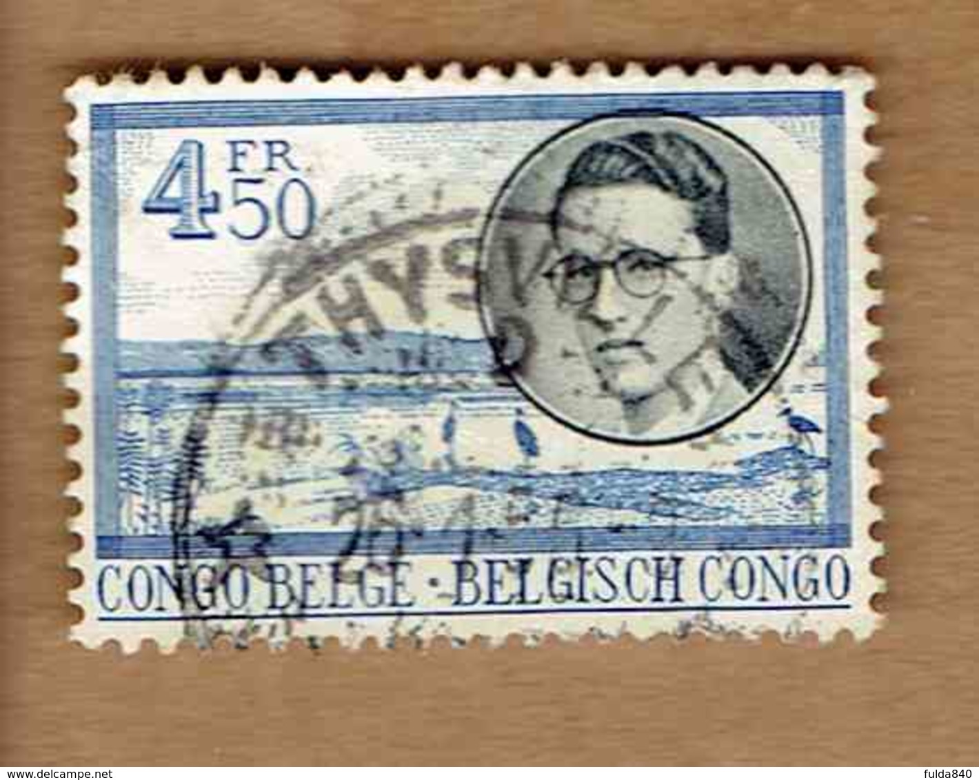 CONGO BELGE.(COB-OBP) 1955 - N°331 * VOYAGE ROYAL AU CONGO* 4,50F - Oblitéré THYSVILLE - Oblitérés