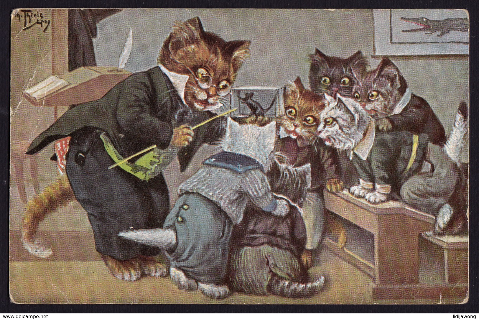 THIELE CAT CATS OLD POSTCARD Serie 1879 (see Sales Conditions) - Thiele, Arthur