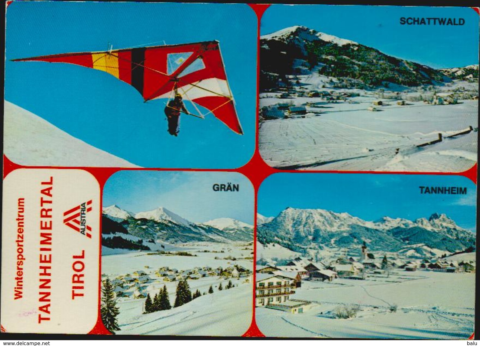 MBK Österreich Wintersportzentrum Tannheimertal, Tirol, Grän, 1977 Postalisch Gelaufen Neuß, 2 Scans, Ca. 14,6 X 10,3 Cm - Altri & Non Classificati