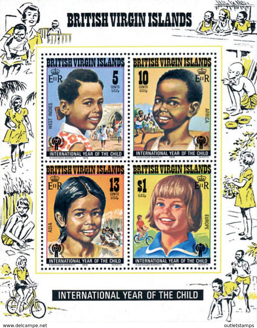 Ref. 52706 * NEW *  - BRITISH VIRGIN Islands . 1979. INTERNATIONAL YEAR OF THE CHILD. A�O INTERNACIONAL DEL NI�O - British Virgin Islands