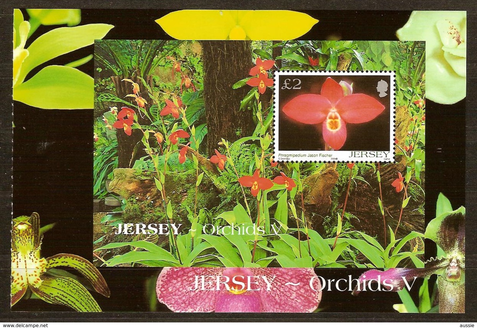 Jersey 2004 Bloc  54 Pane Out Booklet *** MNH Cote 11 Euro Flore Fleurs Bloemen Flowers - Jersey