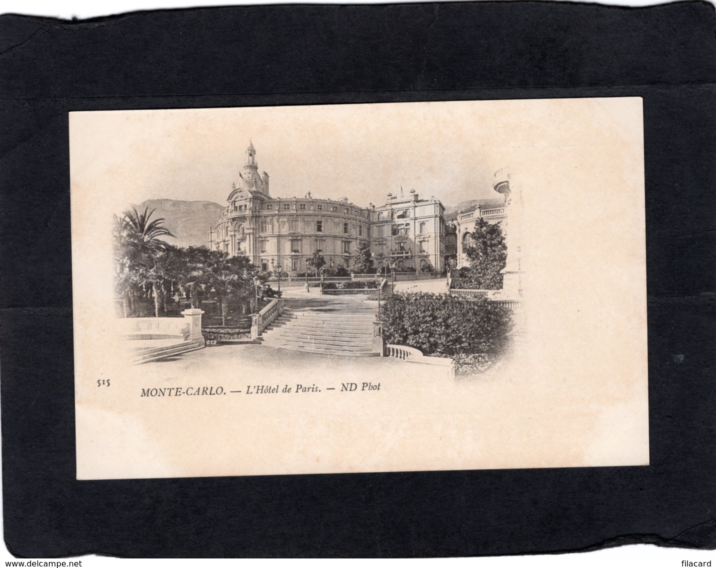 81326     Monaco,   Monte-Carlo,  L"Hotel De Paris,  NV - Alberghi