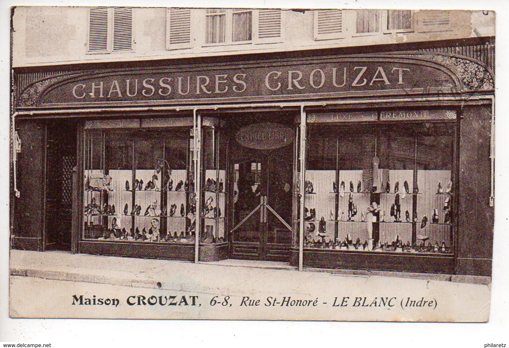 Le Blanc : Maison CROUZAT (chaussures) , 6 - 8 Rue Saint Honoré - Le Blanc