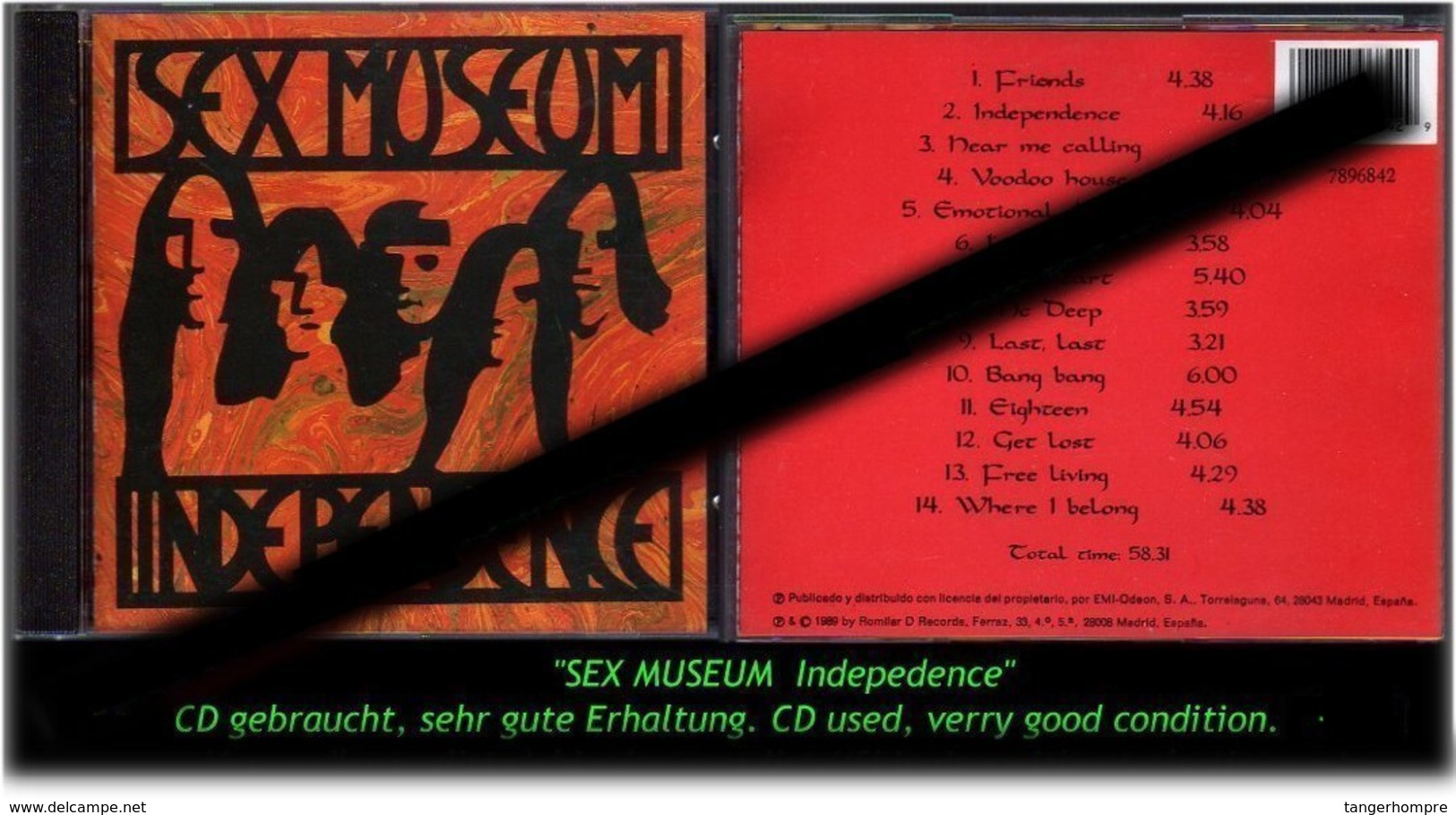 "SEX MUSEUM" INDEPEDENCE -1989- - Hard Rock & Metal