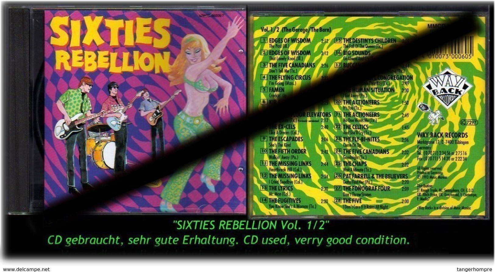 "SIXTIES REBELLION" VOL 1/2 -1993- - Hard Rock & Metal