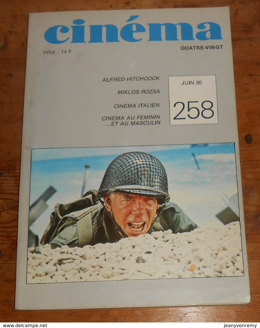 Cinéma 80. N°258. Juin 1980. - Cinéma/Télévision