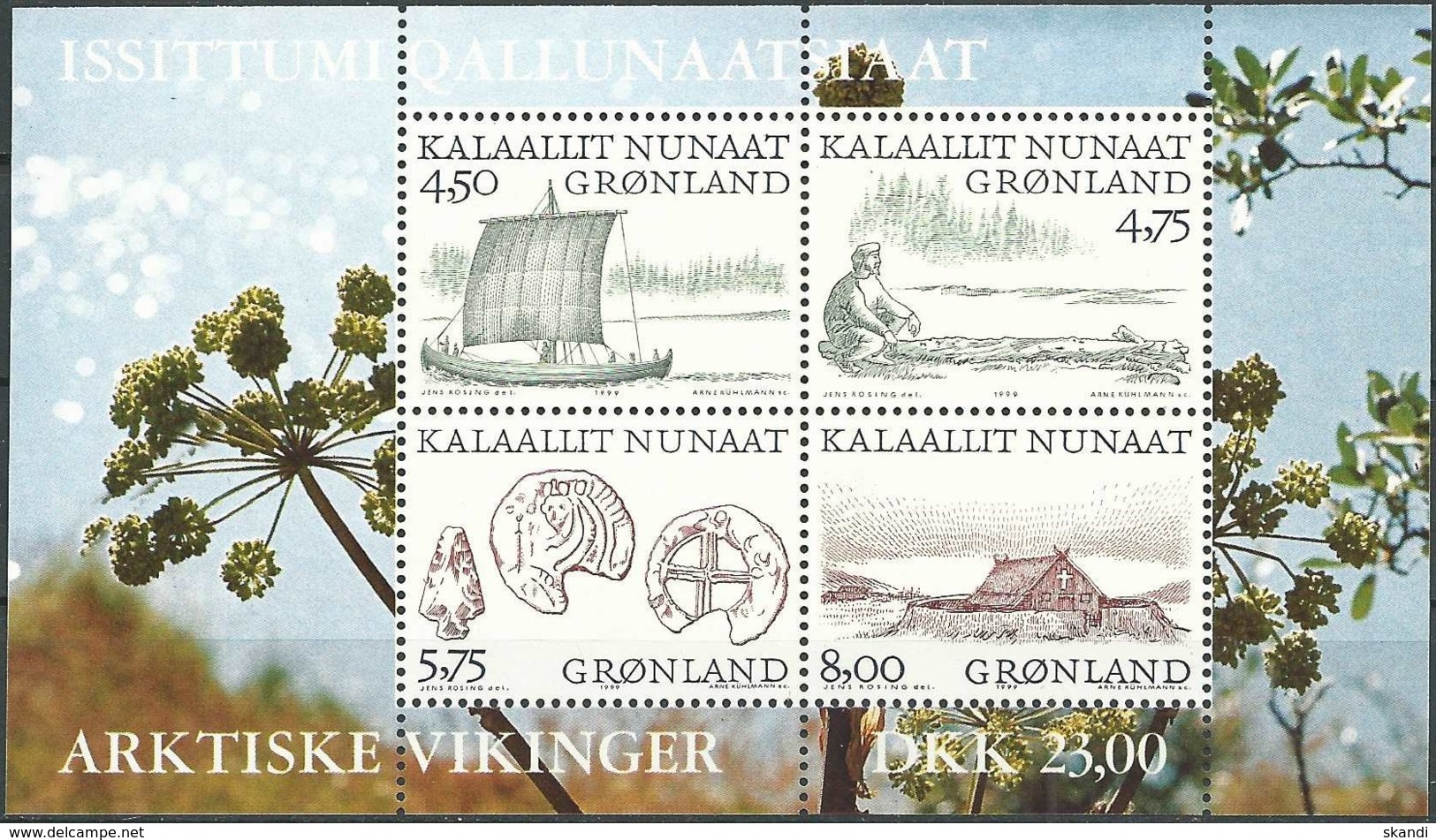 GRÖNLAND 1999 Mi-Nr. Block 17 ** MNH - Blocks & Sheetlets