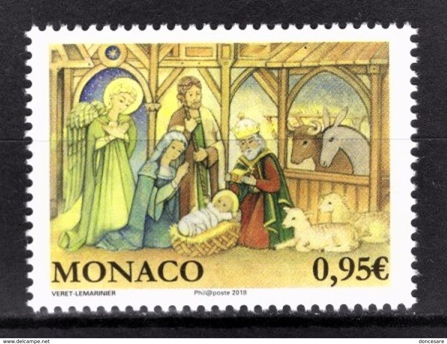 MONACO 2018 - NOËL - NEUF ** - Unused Stamps