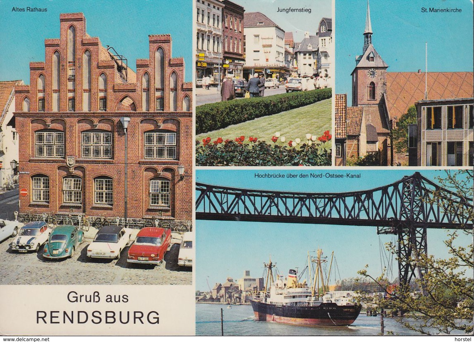 D-24768 Rendsburg - Nord-Ostsee-Kanal - Ansichten - Cars - Mini Cooper - Ford Taunus - Nice Stamp - Rendsburg