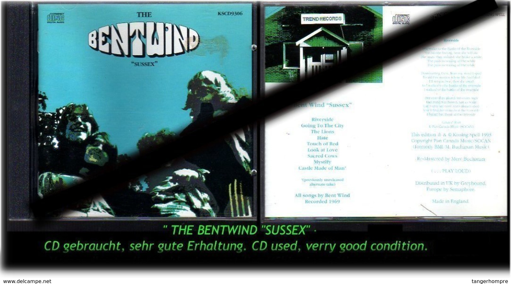 "THE BENTWIND" SUSSEX -1993- - Hard Rock & Metal