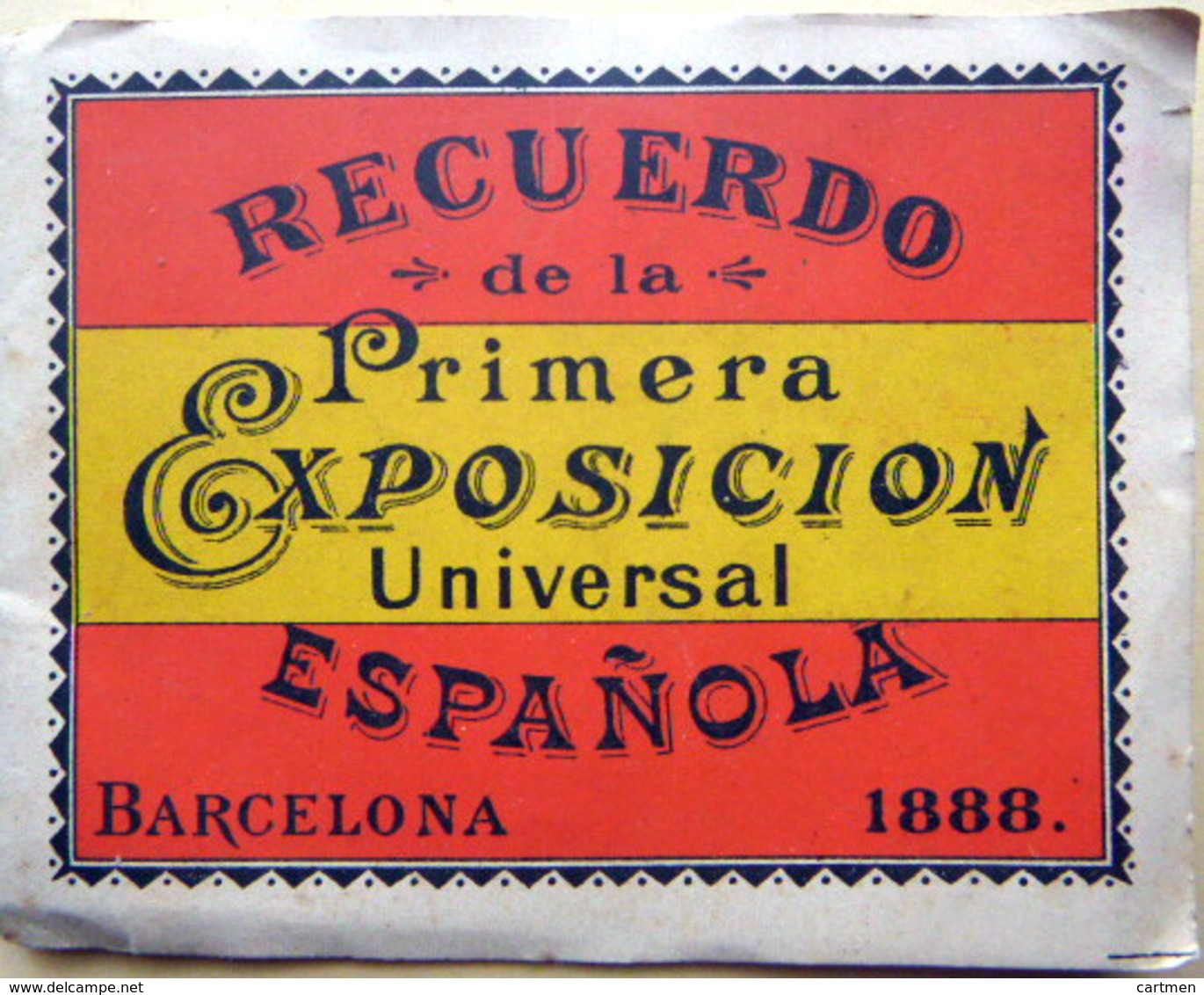 ESPAGNE SPAIN PRIMERA ESPOSICION ESPANOLA 1888 COMPLET 9 LITHOGRAPHIES DEPLIANTES - Barcelona