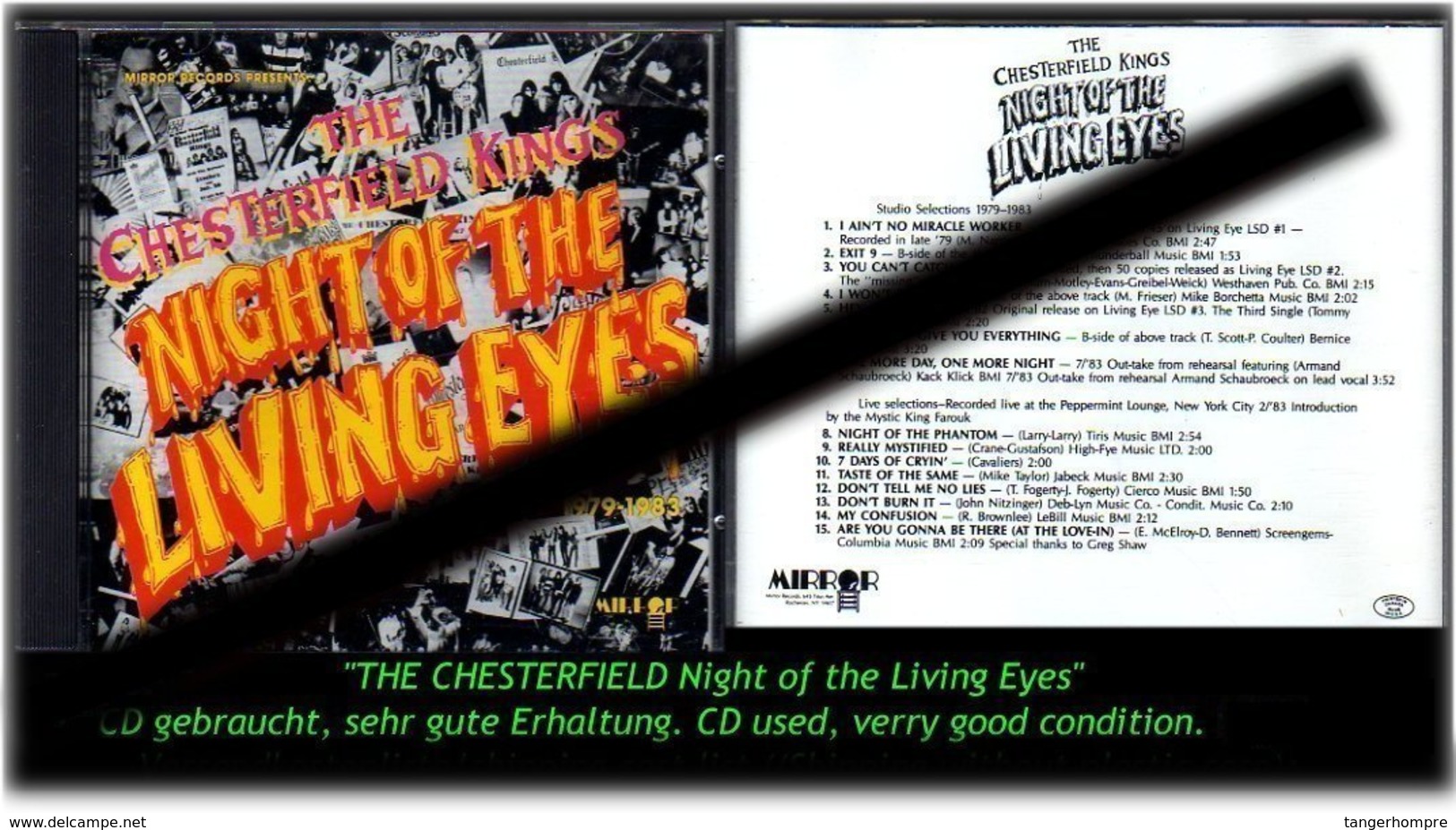 "THE CESTERFIELD" NIGTH OF THE LIVING EYES - Hard Rock & Metal
