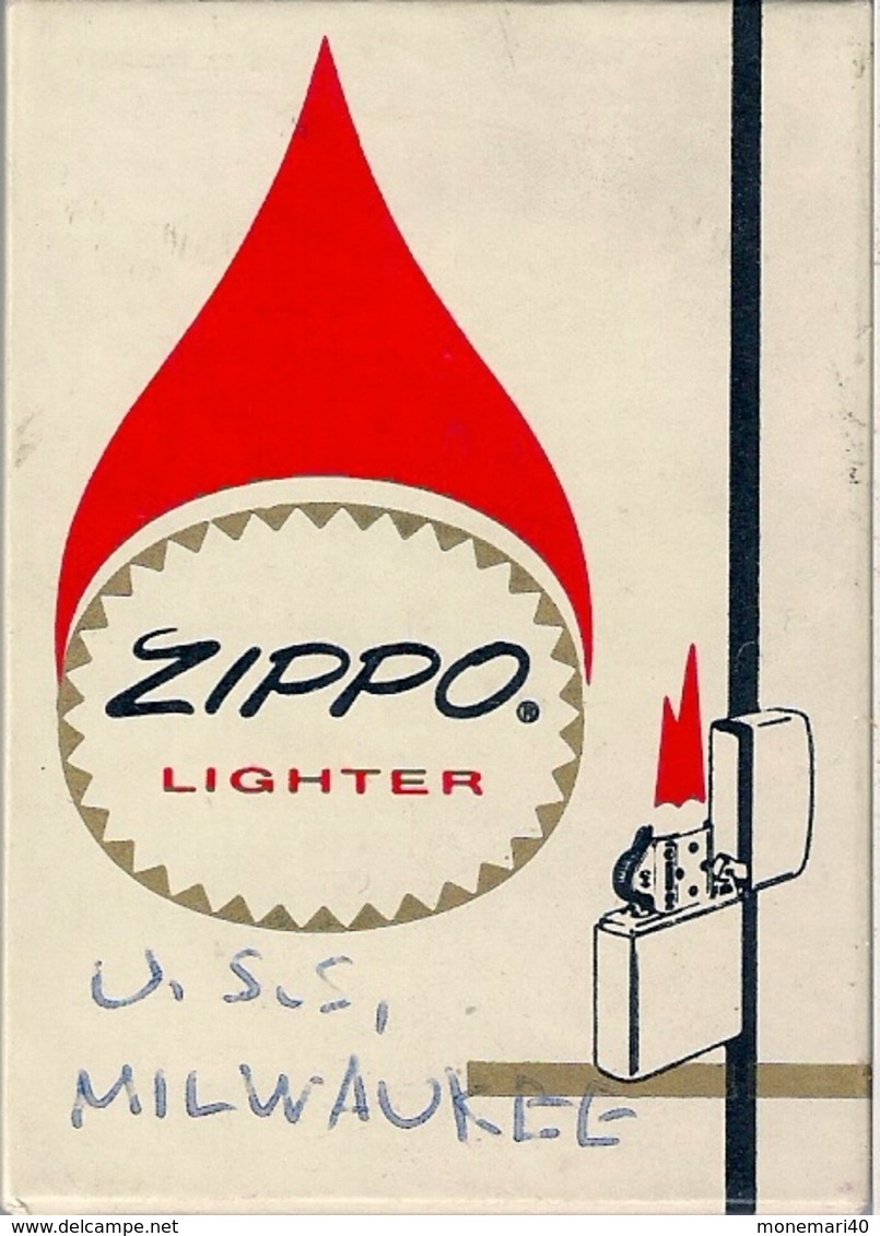 BRIQUET ZIPPO LIGHTER - U.S.S. MILWAUKEE - AOR-2 (3)