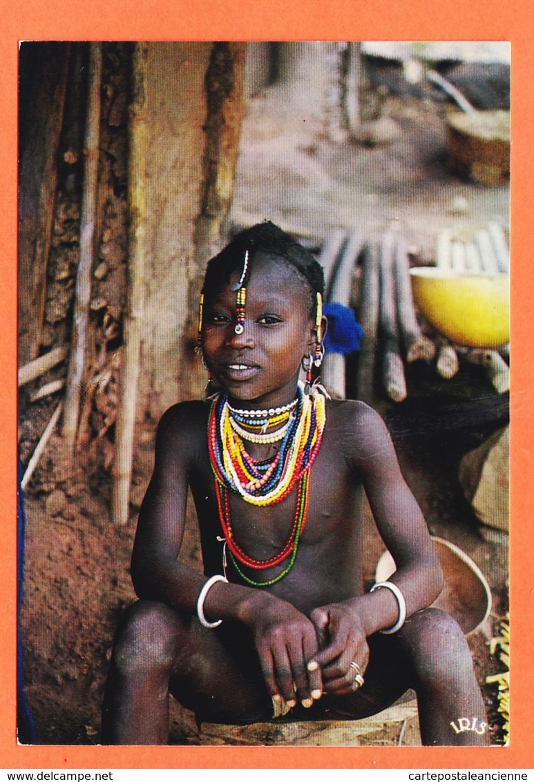 Af118 Ethnic Afrique Enfant Colliers Traditionnels 1980s IRIS - Unclassified