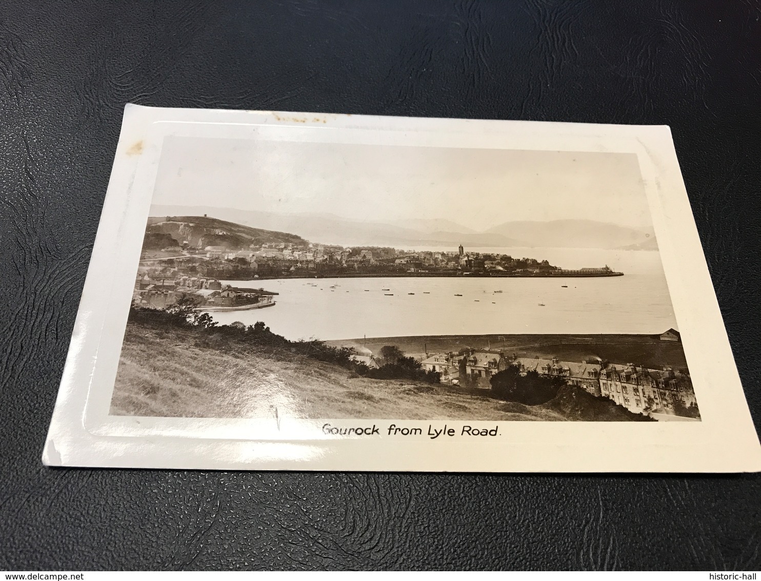 GOUROCK From Lyle Road - Cadre Relief En Creux - Renfrewshire