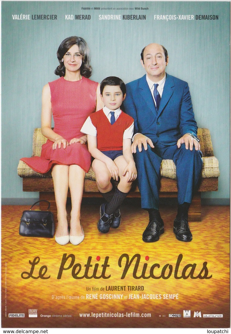LE PETIT NICOLAS ( KAD MERAD VALERIE LEMERCIER SANDRINE KIBERLAIN ) - Affiches Sur Carte