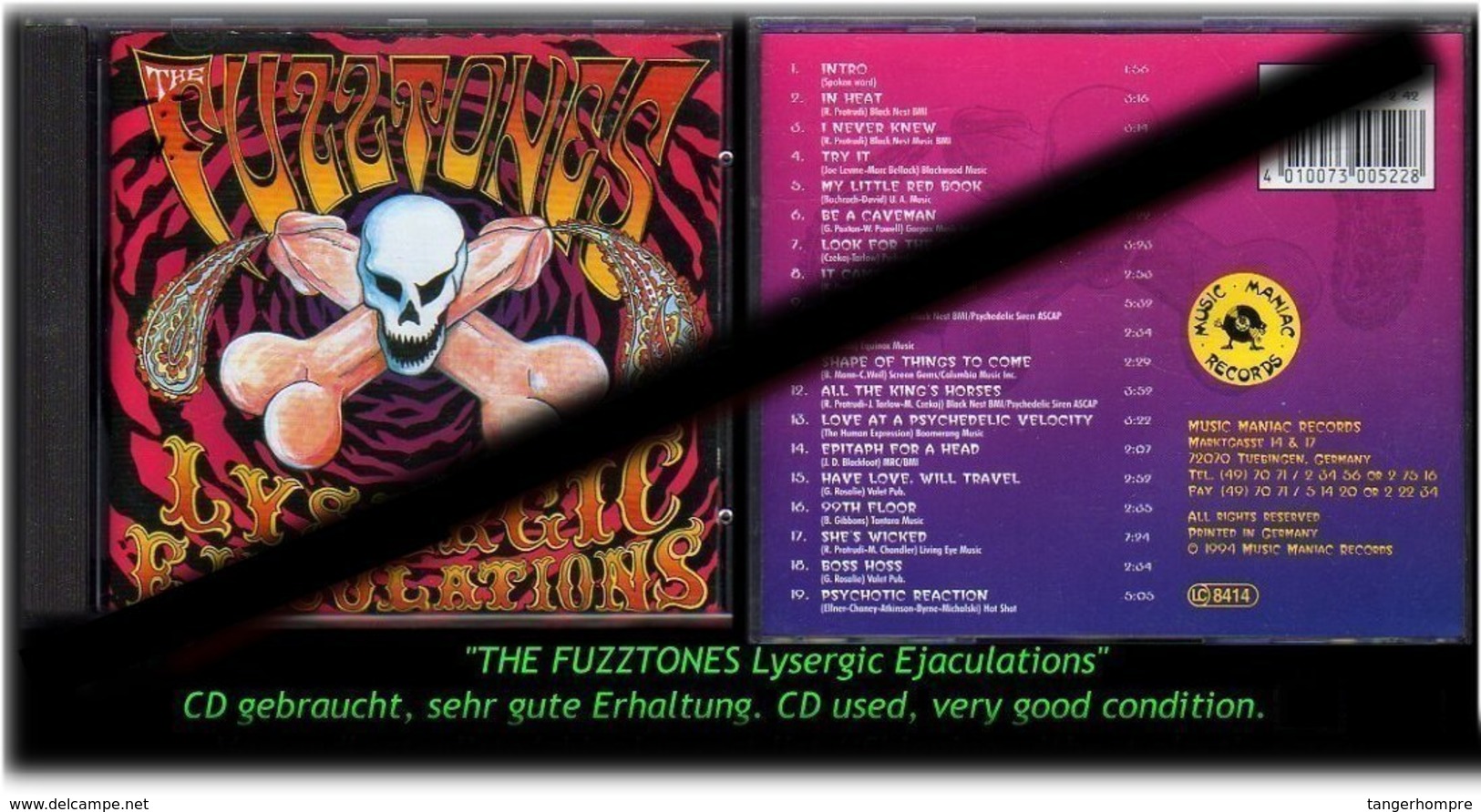 "THE FUZZTONES" LYSERGIC EJACULATION -1994- -R- - Hard Rock & Metal