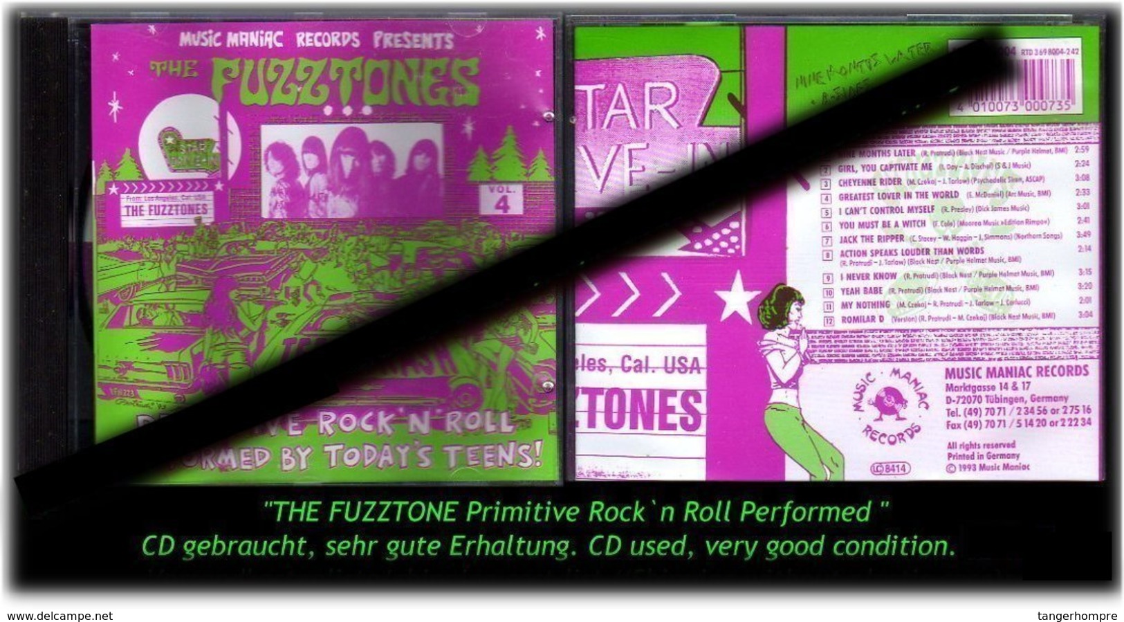 "THE FUZZTONES" ROCKN ROLL PERFORMED -1993- -R- - Hard Rock & Metal