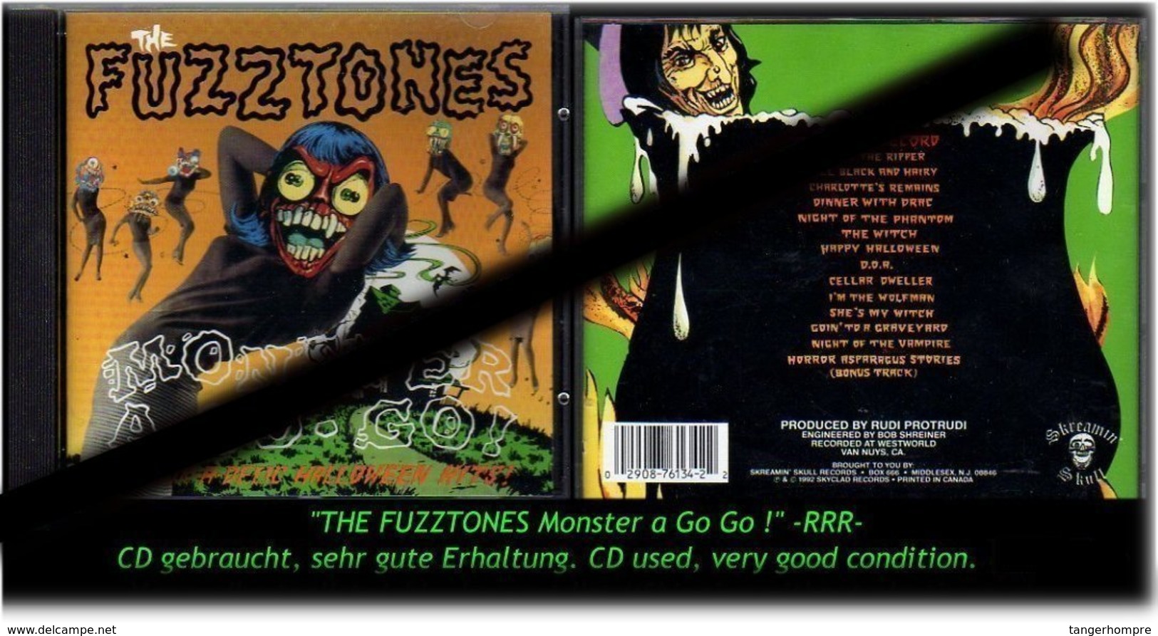 "THE FUZZTONES" MONSTER A GO GO -RRR- - Hard Rock & Metal