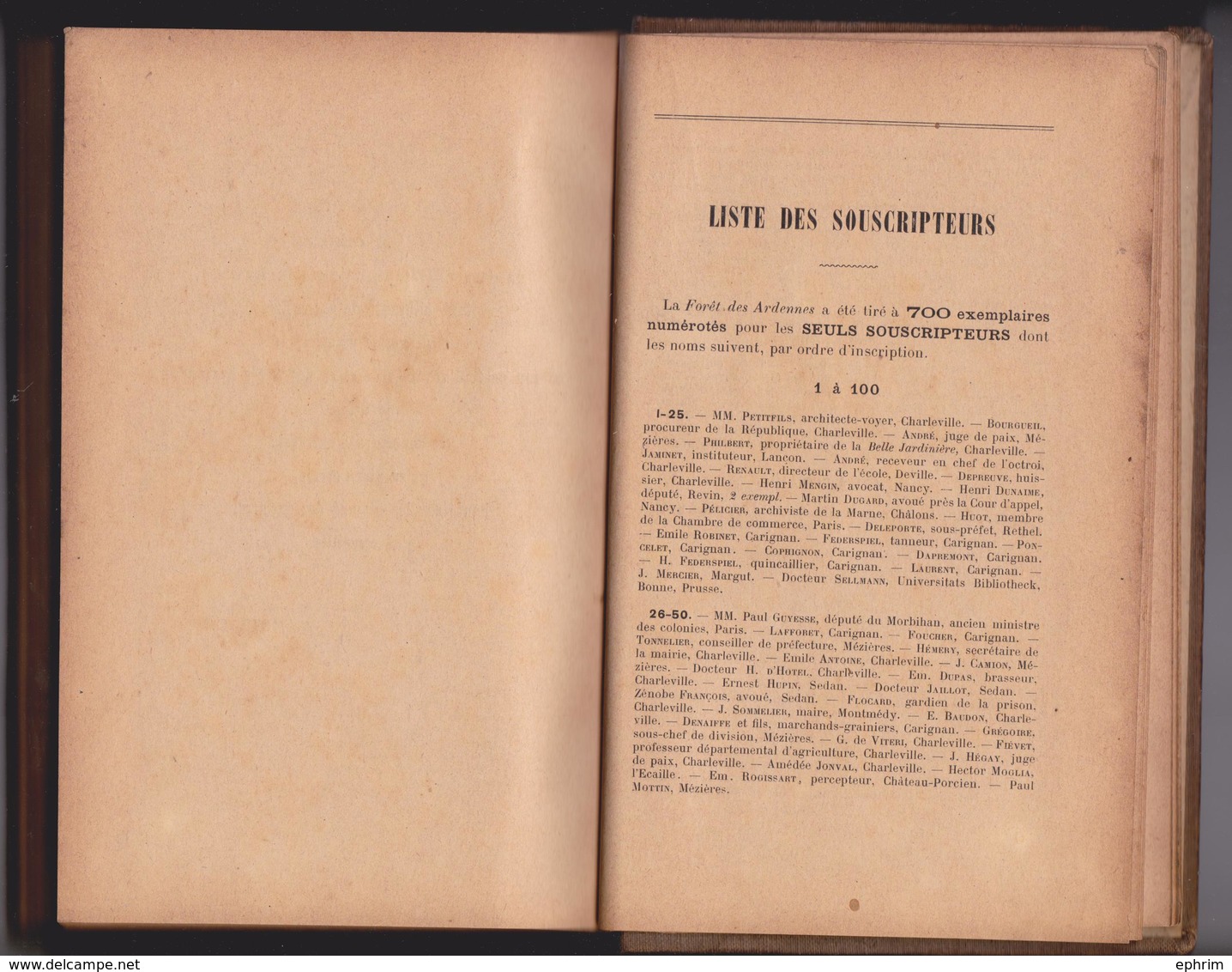 La Forêt Des Ardennes Par Albert Meyrac 1896 Edition Limitée Numérotée 449 Souscripteur Jadot D'Alland'huy - Sorcellerie - Champagne - Ardenne