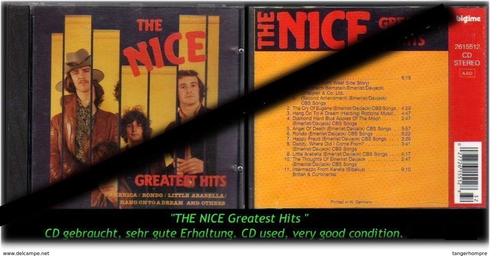 "THE NICE GREATES HITS" $ 100 FINE -1990- - Hard Rock & Metal
