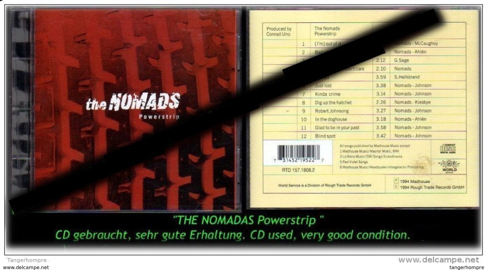 "THE NOMADS" POWERSTRIP -1994- - Hard Rock & Metal